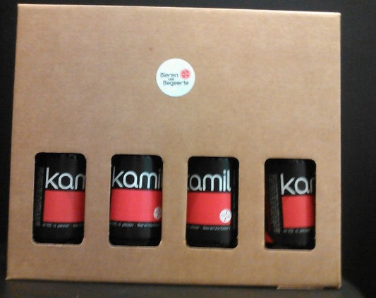 Taster with 4 bottles