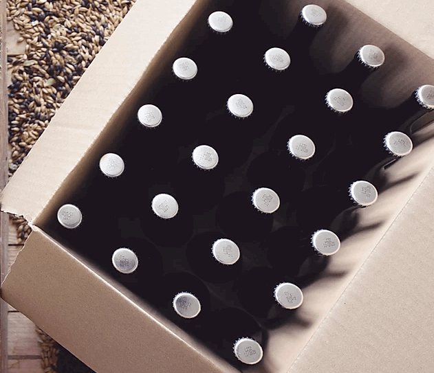 kartonnen doos van 24 x 33 cl